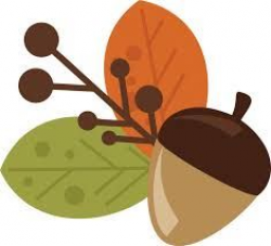 Transparent Fall Leaves with Acorns | Fonts and Printables ...