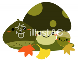 Free Cliparts : Fall illustration, mushroom - 83650 | illustAC