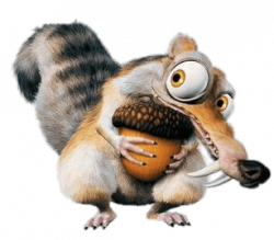Ice Age Louis With Acorn transparent PNG - StickPNG