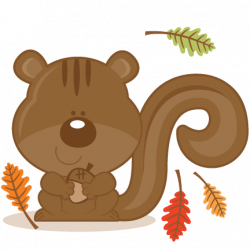 Squirrel With Acorn SVG scrapbook cut file cute clipart files for ...