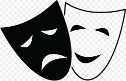 Tragedy Drama Theatre Comedy Clip art - anonymous mask png download ...