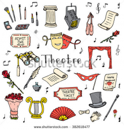 Curtain clipart theater ticket - Pencil and in color curtain clipart ...