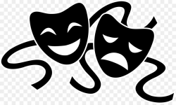 Theatre Drama Play Tragedy Mask - Transparent Drama Cliparts png ...