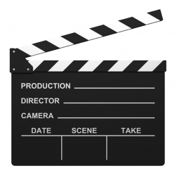 Movie action board clip art   bkmn - Clip Art Library