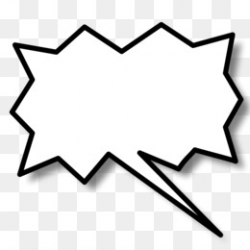 Line Triangle Point Area - Comics Bubble Speech PNG Clip Art Image ...