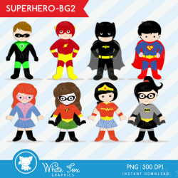 50% OFF SALE Teacher Clip Art / 1 FREE Superhero / Classroom Clipart ...