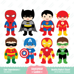 Free download Cute Superhero Clipart for your creation. | *CRAFTS ...