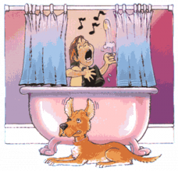 singing in the shower clip art | Lightverse - just for fun! | clip ...