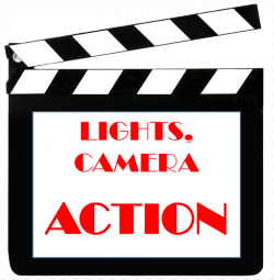 Hollywood Light Film Clip art - Lights Camera Action png download ...
