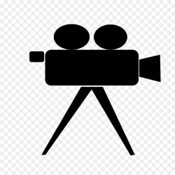 Video Cameras Computer Icons Clip art - black and white film reel ...