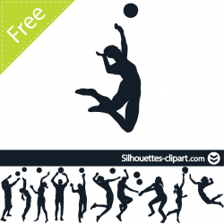 volleyball players in action clipart 10 | Clipart Station