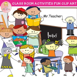 Doodle Classroom Activities Fun Clip Art