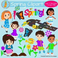 Spring Activities Children Clipart | Spring activities, Activities ...