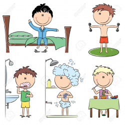 Daily Routine Clipart | For kids | Pinterest | Asd and ADHD