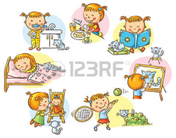 61+ Daily Routine Clipart | ClipartLook