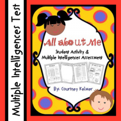 All About Me Student Activity - Multiple Intelligences Assessment