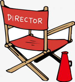 Filming Director Chair Vector, Chair Vector, Chair, Director PNG and ...