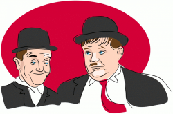 Laurel and Hardy clipart - /famous/Entertainers/actors ...