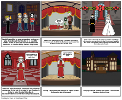 Hamlet Act 2 Scene 1 Storyboard by kianames