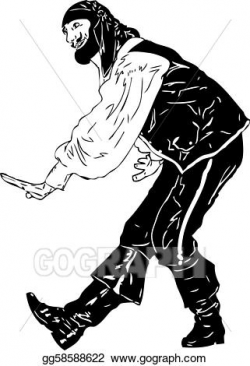 Vector Art - Actor men tend to bow. Clipart Drawing gg58588622 - GoGraph