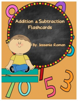 Math Addition Subtraction Flash Cards Teaching Resources | Teachers ...