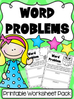 Addition and Subtraction Word Problems to 20 - First Grade Worksheets