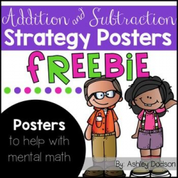 Addition Mental Math Strategy Posters - Super Hero Theme | Mental ...