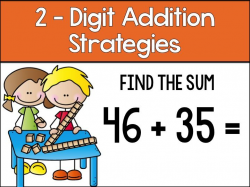 Two Digit Addition Strategies Hi, it's Jane Feener dropping by to ...