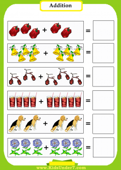 Preschool Math-Addition Worksheets. Introduce preschoolers to math ...