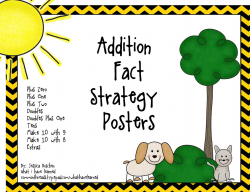 Addition Fact Posters