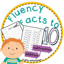Math Fact Fluency Addition Subtraction Sprints First Grade by ...