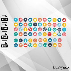 Cool Icons bundle SVG VECTOR, Clipart Svg Files, printing design ...