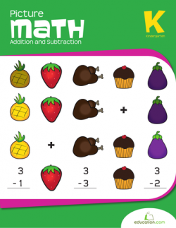Picture Math: Addition and Subtraction | Workbook | Education.com