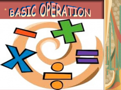 Basic operations in Mathematics