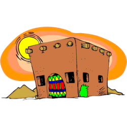 Adobe House clipart, cliparts of Adobe House free download (wmf, eps ...