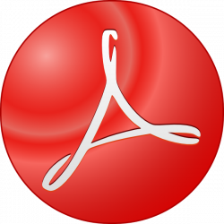 Adobe Acrobat Symbol Clip Art at Clker.com - vector clip art online ...