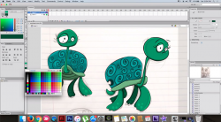 Turtle Cartoon in Adobe Flash - Animation Station