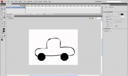 How to draw professional looking car in adobe flash - YouTube