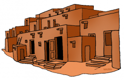 Native American Homes in Olden Times - Adobe Pueblos - Native ...