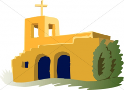 Adobe Mission Church | Church Clipart