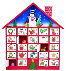 Christmas Wooden 'Tree' Advent Calendar (With 24 Drawers) by SGH ...