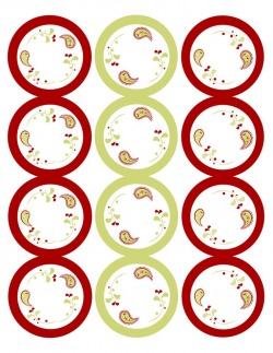 139 best Christmas Printable Stickers & Labels images on Pinterest ...