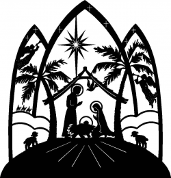 Christmas Religious Clip Art | Nativity Scene Clip Art Free ...