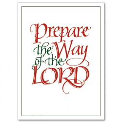 Prepare the Way of the Lord: Spirit of Christmas Card