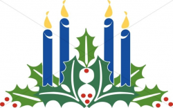Advent Candles Clipart Christmas | Church Banners | Advent ...