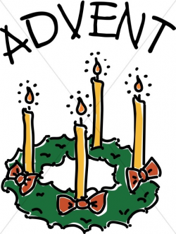 Advent Candle Wreath Clipart | Advent Clipart