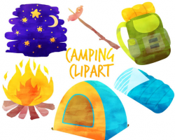 camping clipart, camping clip art, tent clipart, adventure clipart ...