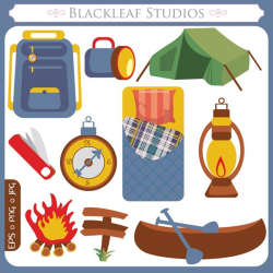 Camping Supplies Clipart