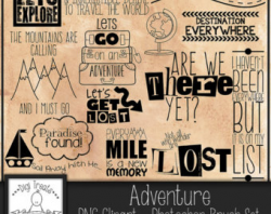 Adventure word art | Etsy