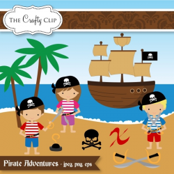 12 best Pirate Printables, Illustrations and Digital Papers images ...